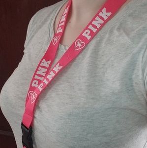 New Victoria's secret pink lanyards